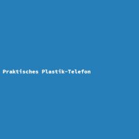 Praktisches Plastik-Telefon
