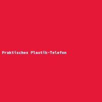 Praktisches Plastik-Telefon