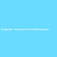 Eleganter Kunststoff-Briefbeschwerer