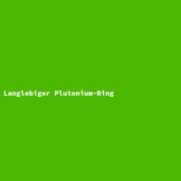 Langlebiger Plutonium-Ring