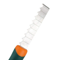 Tegelmes (RVS) met kartelrand 3