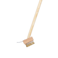 Onkruidborstel (messing) met schraper 3