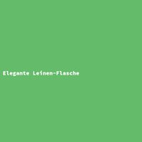 Elegante Leinen-Flasche