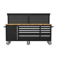 Verrijdbare werkbank (214 cm) productbox