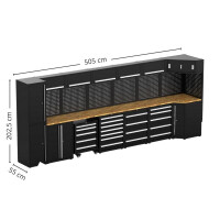 Werkplaats wand (505 cm) 5