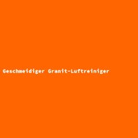 Geschmeidiger Granit-Luftreiniger