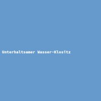 Unterhaltsamer Wasser-Klositz